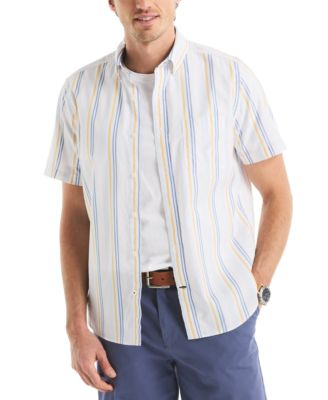 Nautica - Men's Classic-Fit Stripe Shirt