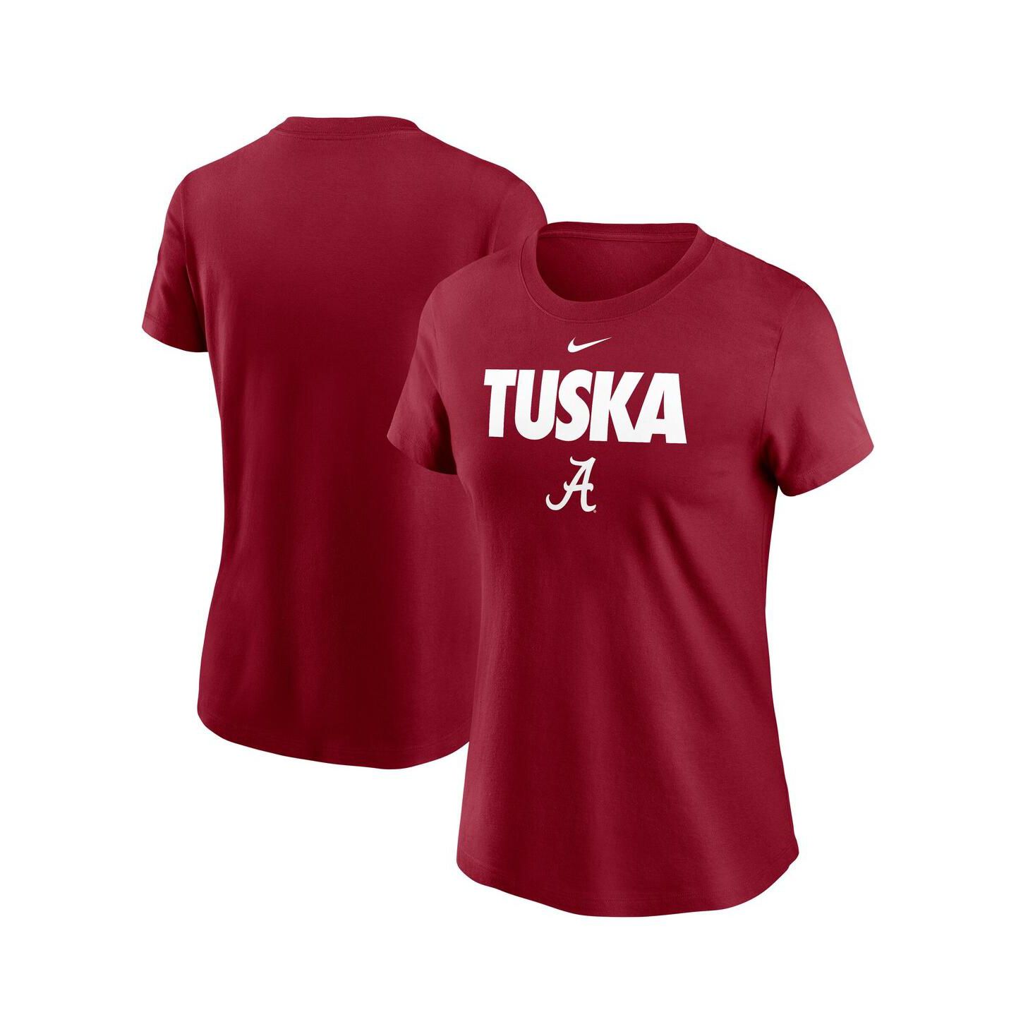 Женская футболка Nike Crimson Alabama Crimson Tide Local Ultimate Chant — фото 1