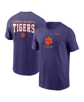 Nike - Men's Purple Clemson Tigers 2-Hit T-Shirt