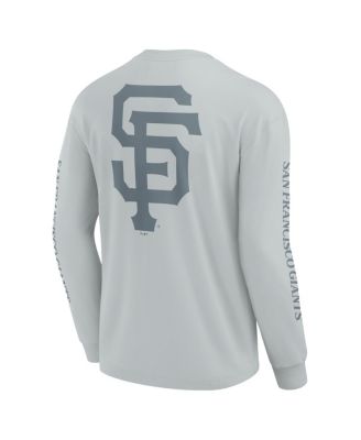 Men's Gray San Francisco Giants Elements Strive Long Sleeve T-Shirt