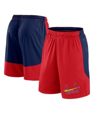Fanatics - Men's Red/Navy St. Louis Cardinals Launch Polyester Shorts