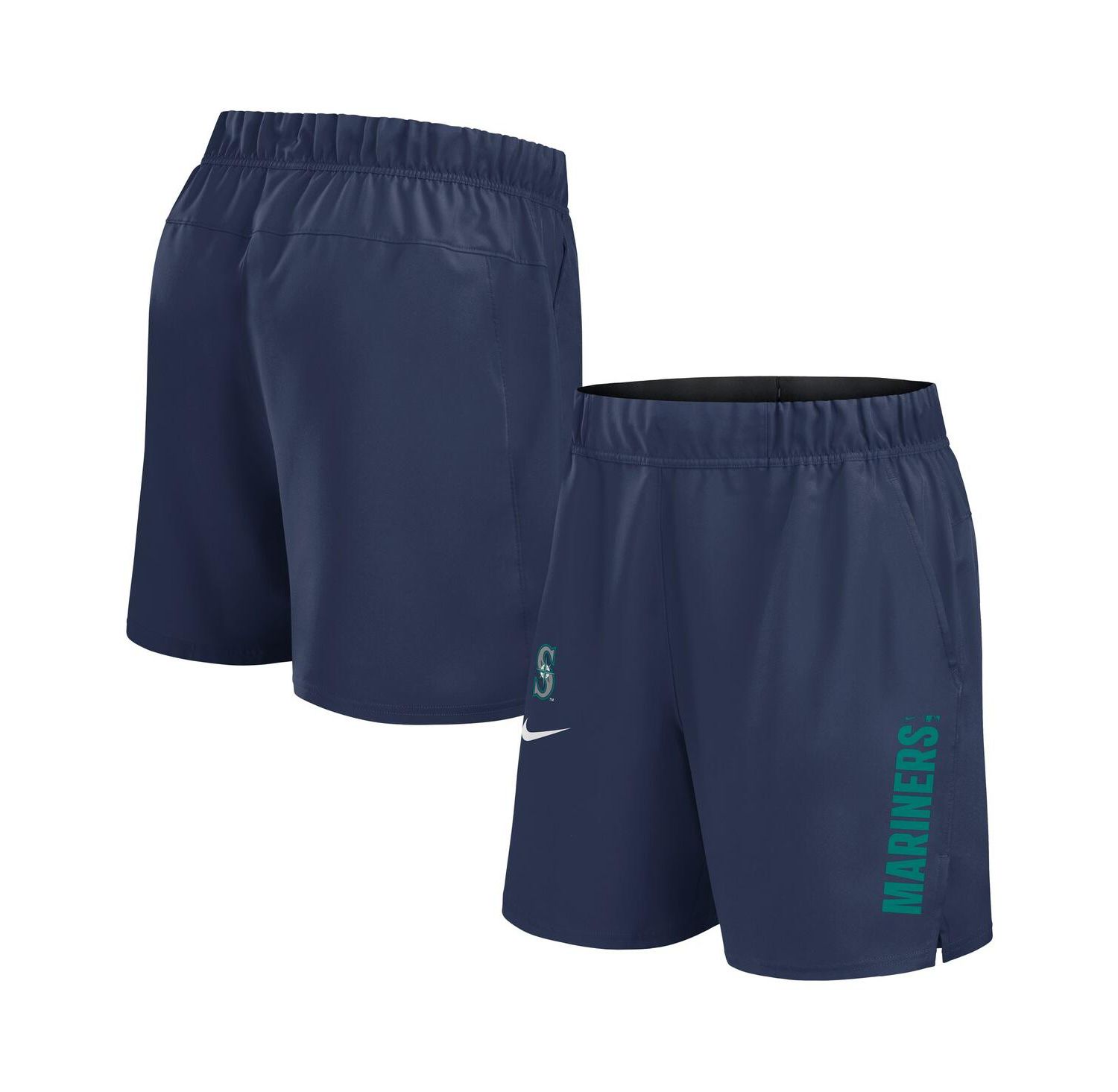 Men's Navy Seattle Mariners Woven Victory Performance Shorts