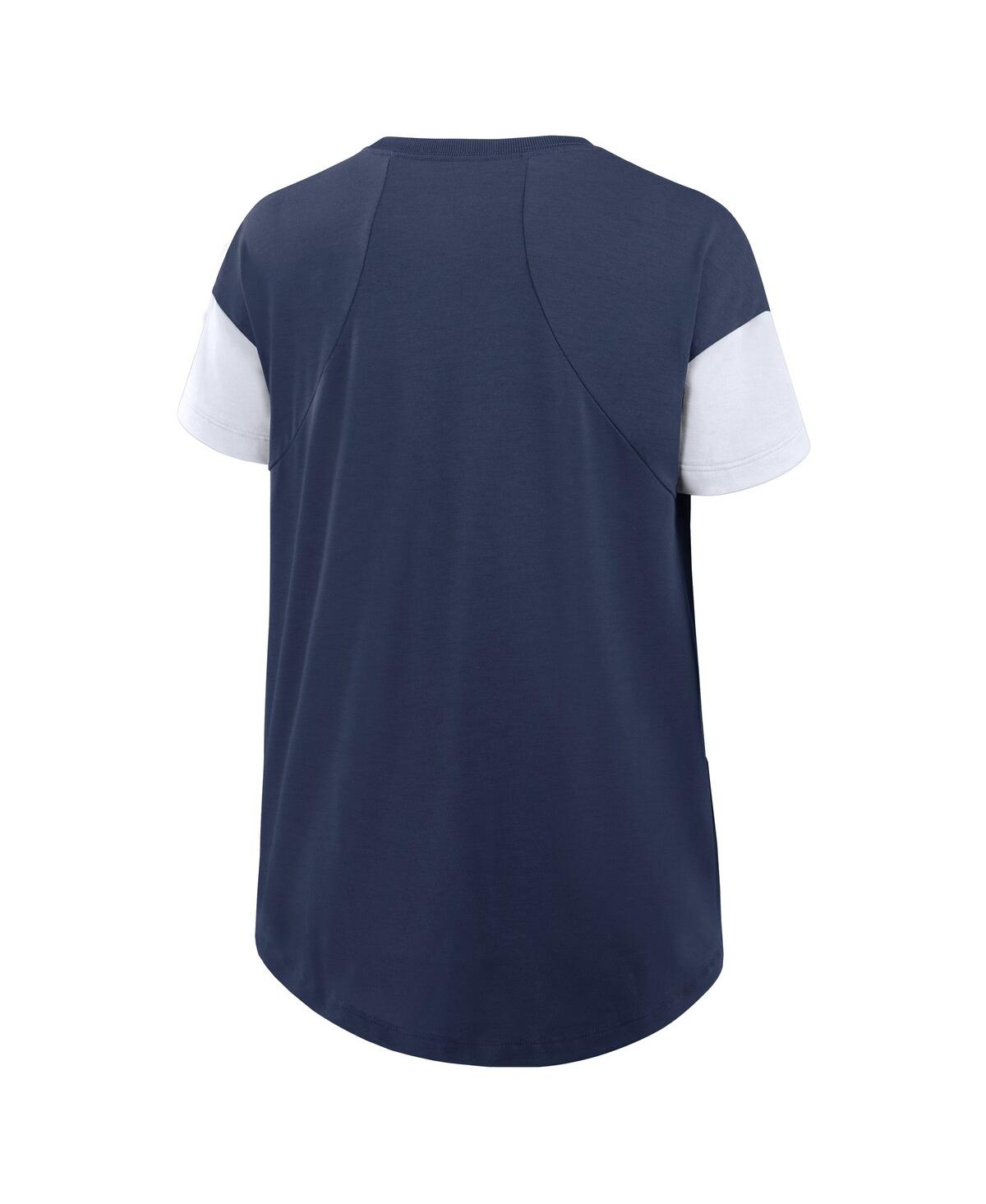 Nike Women's Navy New York Yankees Flowy Fashion T-shirt In Navy