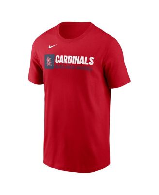 Men's Red St. Louis Cardinals Team Block T-Shirt