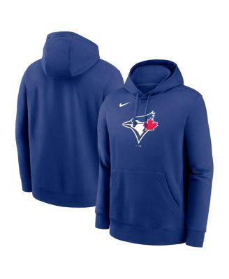 Nike - Men's Royal Toronto Blue Jays Logo Club Fleece Pullover Hoodie