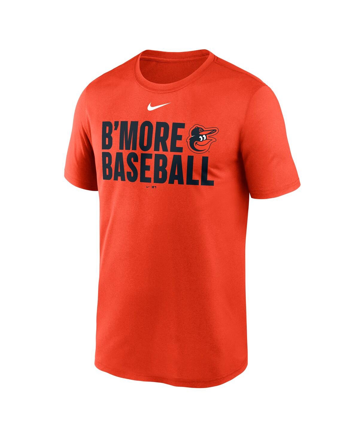 Nike Orange Baltimore Orioles Local Legend Performance T-shirt In Orange