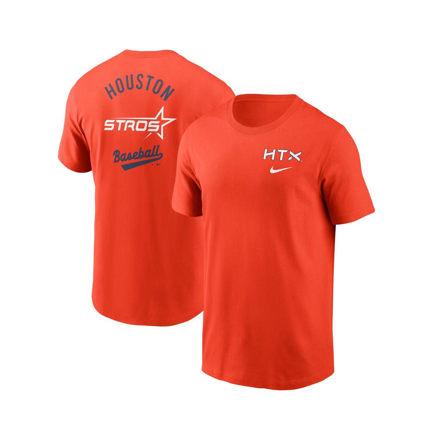 Мужская футболка Nike Orange Houston Astros 2025 City Connect — фото 1