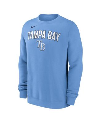 Men's Light Blue Tampa Bay Rays Pullover Sweatshirt