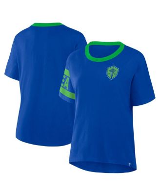Fanatics - Women's Blue Seattle Sounders FC Defender Pairing Legacy T-Shirt