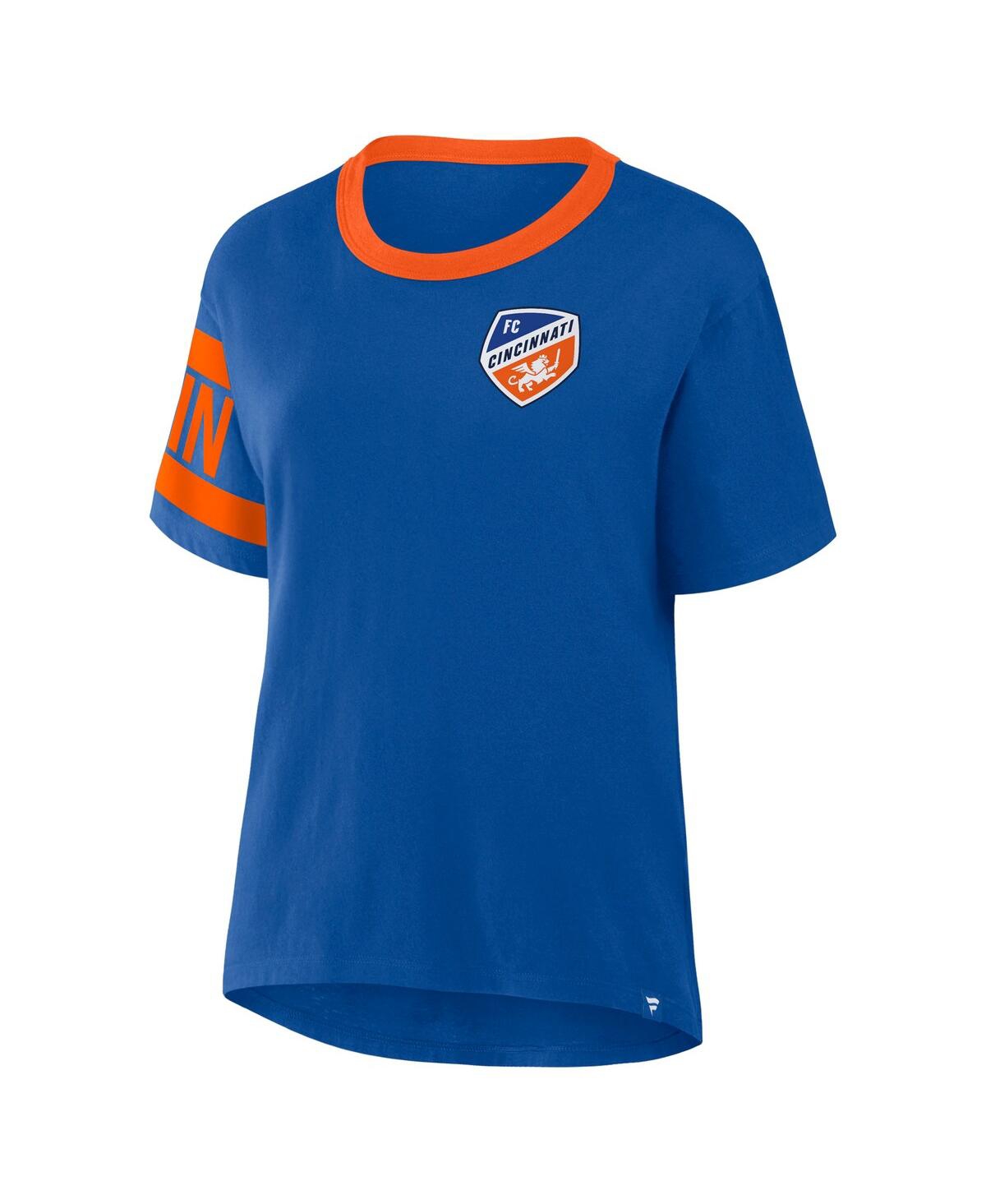 Fanatics Women's Blue Fc Cincinnati Defender Pairing Legacy T-shirt In Blue