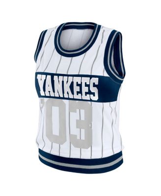 Women's&nbsp;White New York Yankees Sporty Tank Top