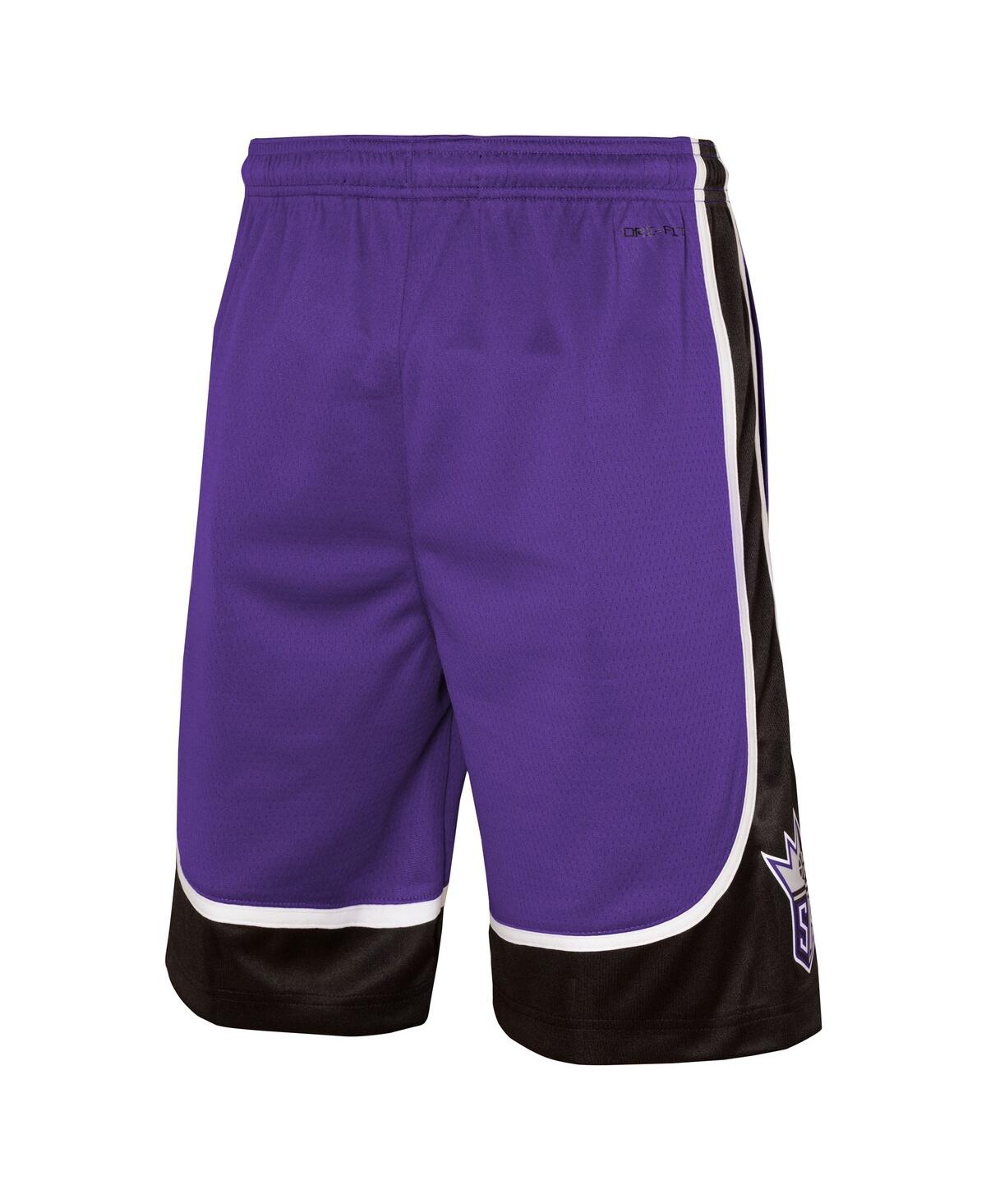 Nike Big Boys And Girls Purple Sacramento Kings 2024/25 City Edition Swingman Performance Shorts In Purple