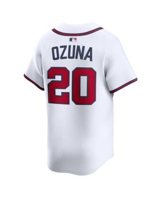 Men's Marcell Ozuna White Atlanta Braves Home Limited Player Jersey