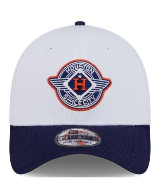 Men's White/Navy Houston Astros 2025 City Connect Batting Practice 39THIRTY Flex Hat