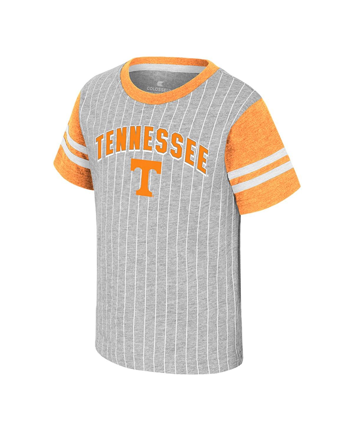 Colosseum Toddler Heather Gray Tennessee Volunteers Airball T-shirt In Heather Gray