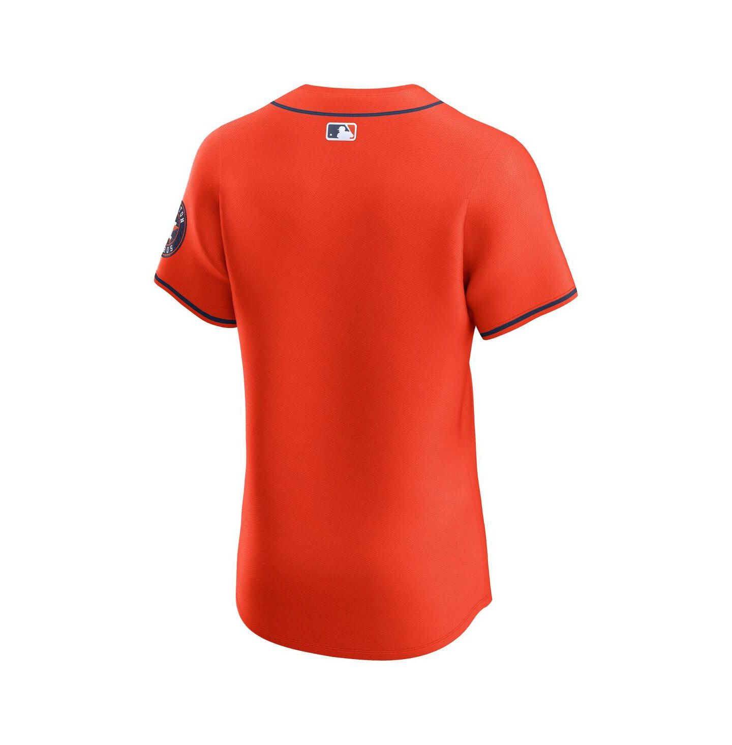 Мужской топ Nike Orange Houston Astros Alternate Elite Jersey — фото 3