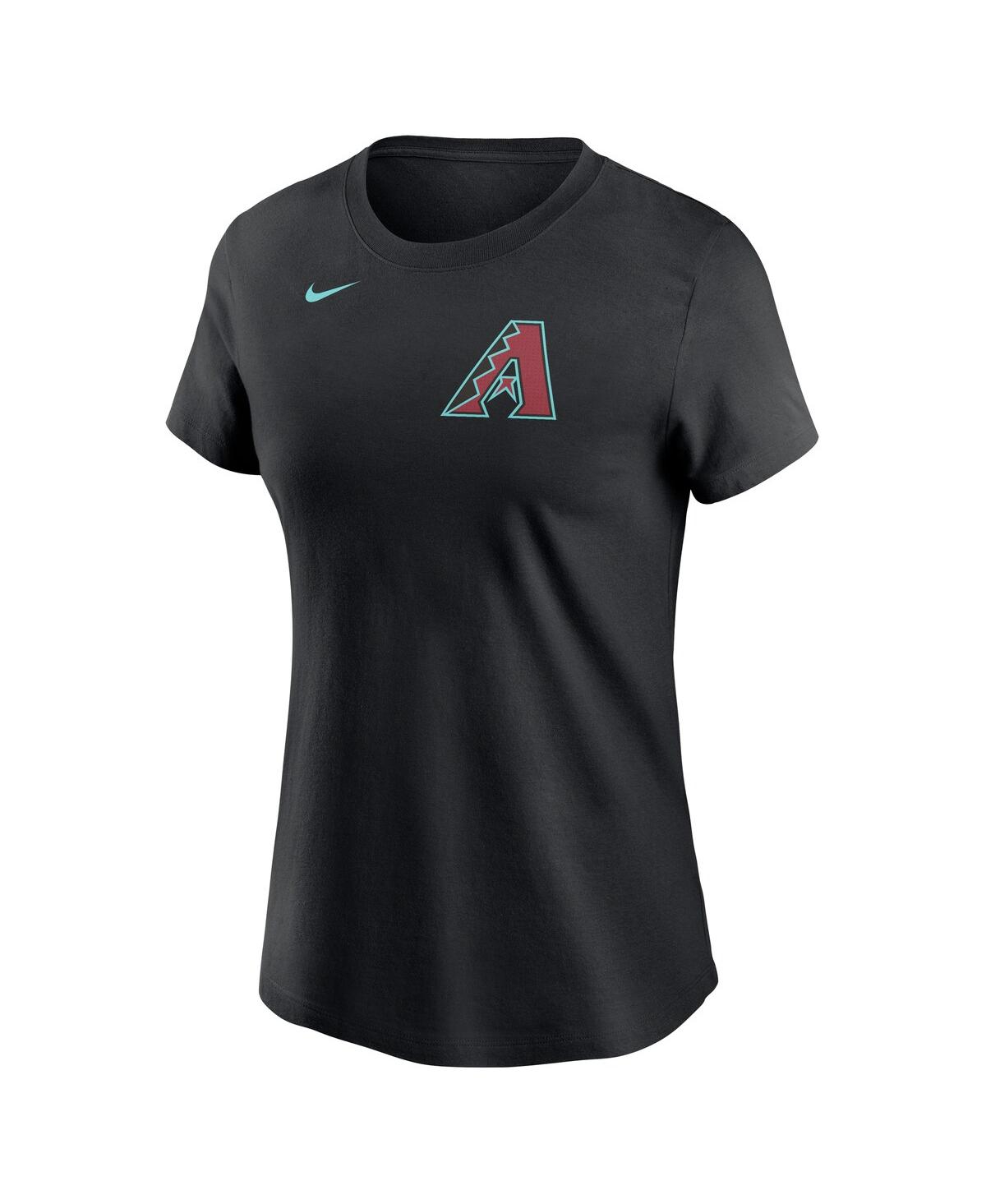 Nike Women's Corbin Burnes Black Arizona Diamondbacks Fuse Name Number T-shirt In Black