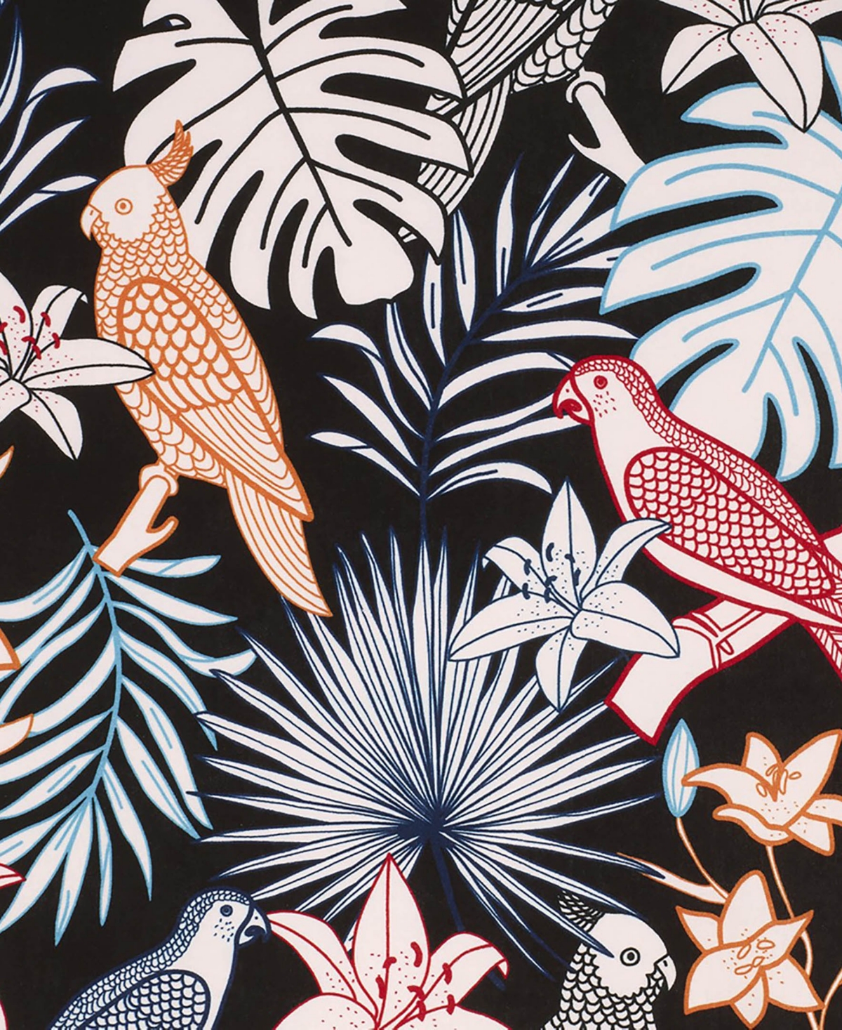 Izod Paradise Bird Cotton Beach Towel, 70" X 40"