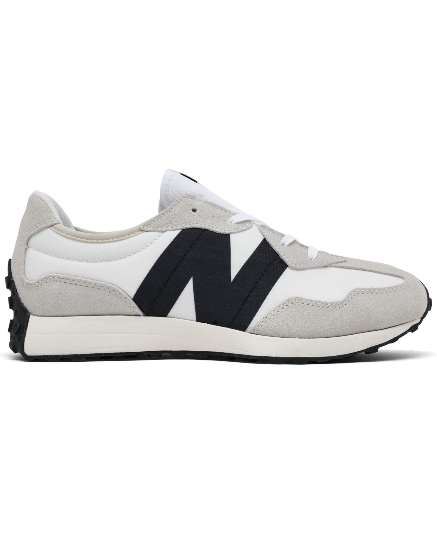 Детские повседневные кроссовки New Balance 327, цвет: Серый / Чёрный — фото 2