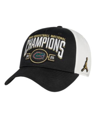 Jordan - Men's Black Florida Gators 2025 NCAA Men's Basketball National Champions Locker Room Hat