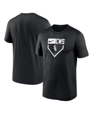 Nike - Men's Black Chicago White Sox Home Plate Icon Legend Performance T-Shirt