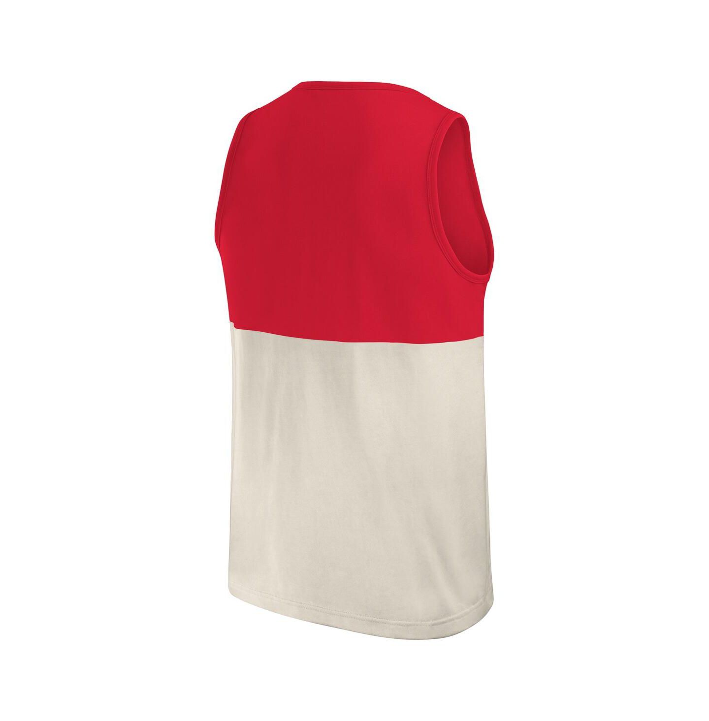 Мужской топ Fanatics Red Philadelphia Phillies Color Block — фото 3