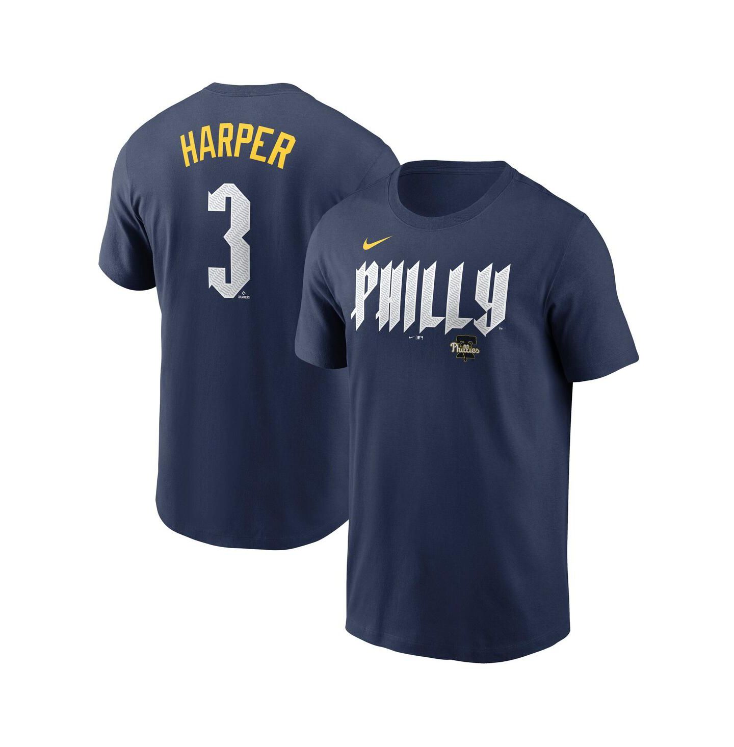 Мужская футболка Nike Bryce Harper Royal Philadelphia Phillies 2024 City Connect Fuse Name & Number — фото 1