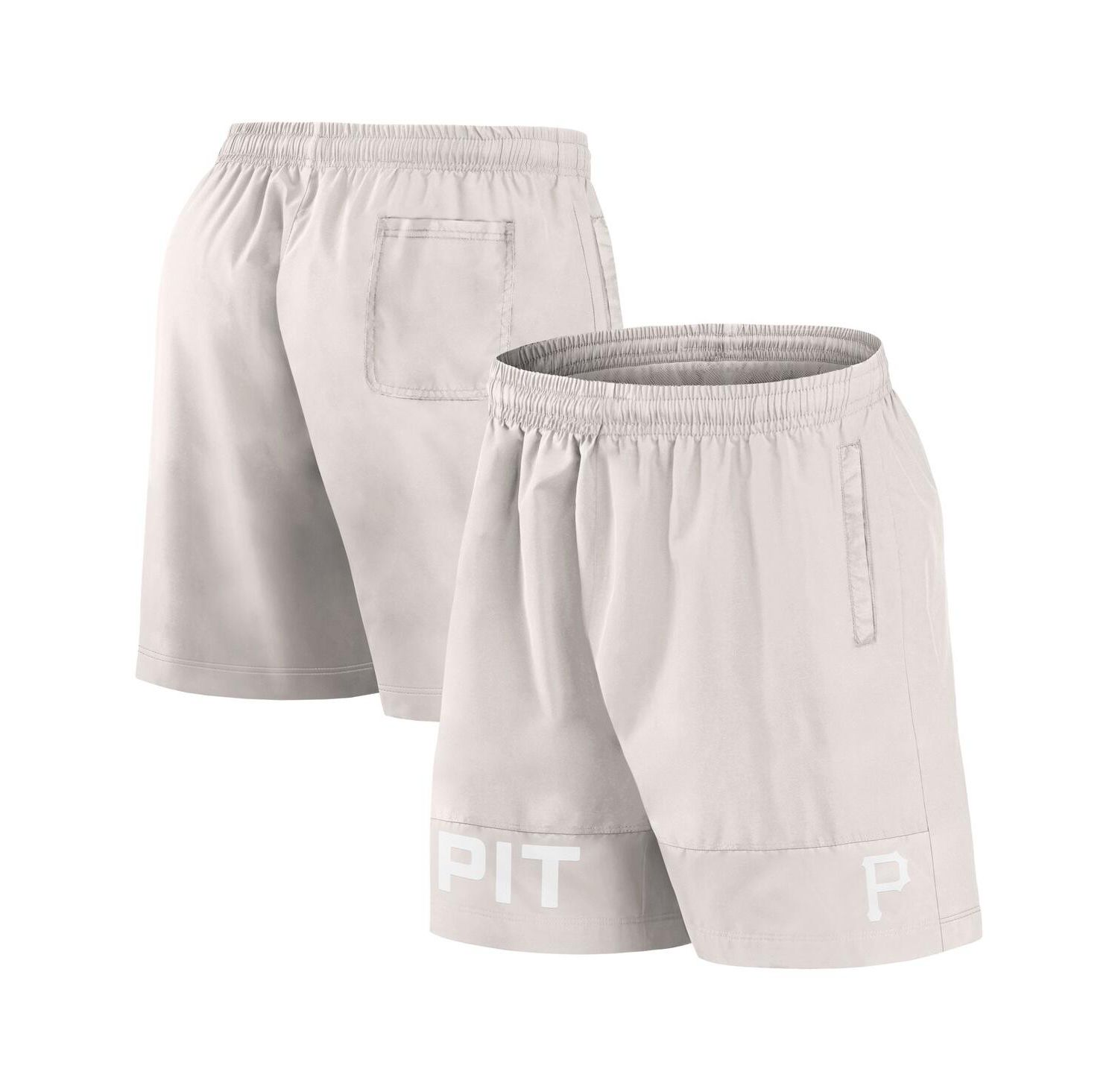 Men's Cream Pittsburgh Pirates Elements Swim Shorts