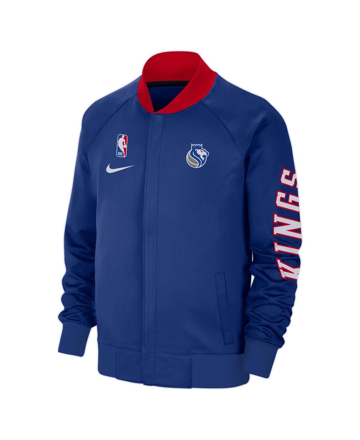 Nike Men's Blue Sacramento Kings 2024/25 City Edition Authentic Showtime Performance Full-zip Jacket In Blue