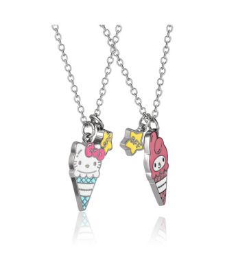 Best Friends Ice Cream Cone Necklace Set for Kids - Fun & Stylish Jewelry Gift