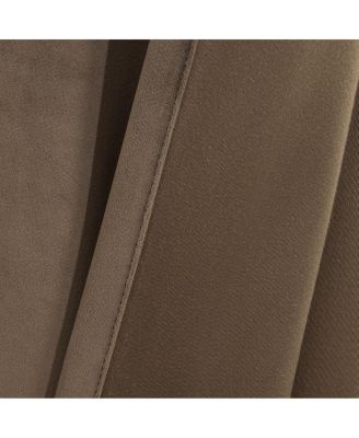 Heavyweight Velvet Grommet Curtain Panels (Set of 2), 52" W x 96" L