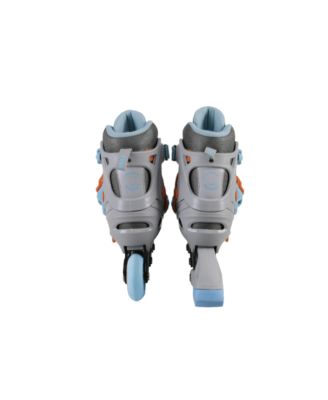 Adjustable Youth Inline Skates with Light Up Wheels (Wave Rider, size M)