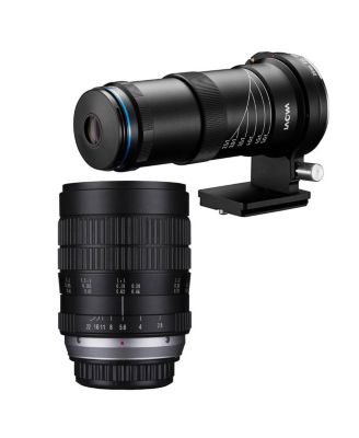 Laowa 25mm f/2.8 2.5-5x Ultra-Macro Lens with Laowa 60mm f/2.8 2x Ultra-Macro Lens for Nikon F