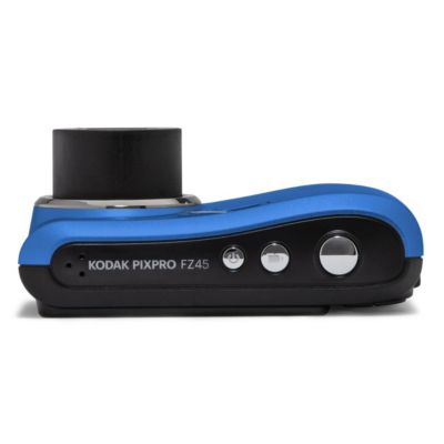 Kodak PIXPRO FZ45 Friendly Zoom 16MP Full HD Digital Camera, Blue, Bundle with 32GB Memory Card and Camera Bag