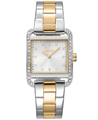 DKNY Women's City Rivet Quartz Stainless Steel Bracelet Watch