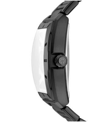 Men's Urban Automatic Black Stainless Steel Bracelet Watch, 51mm