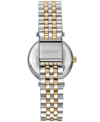 Women's Essential Glitz Dark Green Dial Gold Two-Tone Stainless Steel Bracelet Watch 30mm