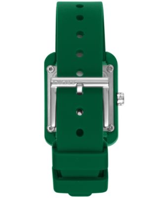 Women's City Sport Dark Green Silicone Strap Watch, 37mm
