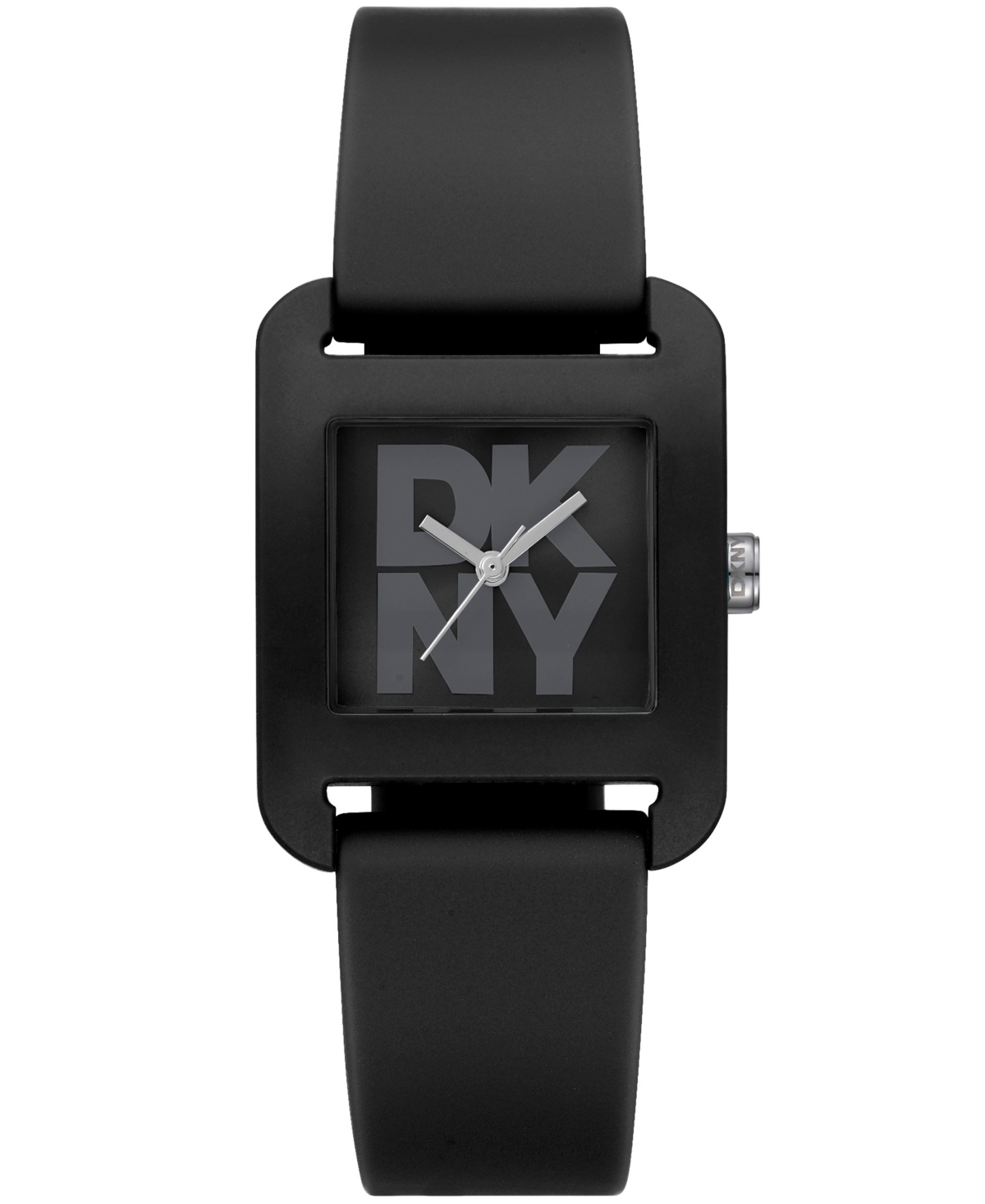 Women's City Black Silicone Strap Watch, 37mm - Black