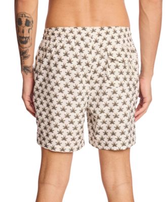 Men's Gilligan Printed Drawstring 6" Swim Trunks