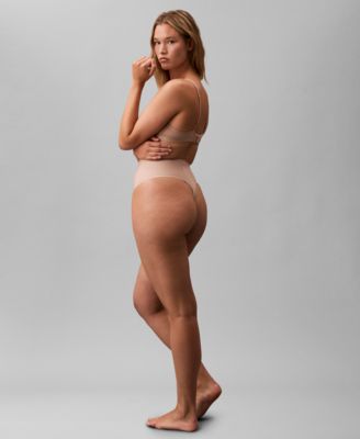 Women's Second Skin Light Smoothing Thong Underwear QF8155