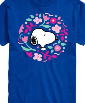 Men's Peanuts Snoopy Floral Short Sleeve T-Shirt
