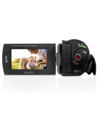 MN4K30NV 4K Ultra HD 30MP 3" Touchscreen Night Vision Camcorder with 4.88mm f/2.2 Lens, Gunmetal