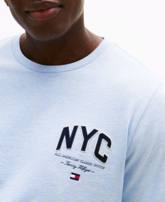 Men's Big & Tall Short Sleeve Crewneck NYC Script Logo T-Shirt