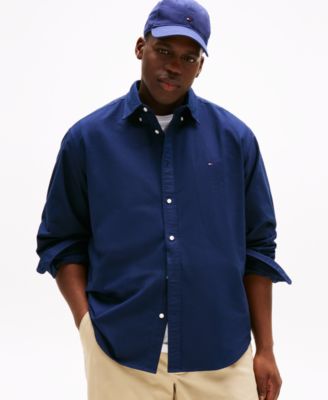 Tommy Hilfiger - Men's Big and Tall Heritage Solid Oxford Shirt