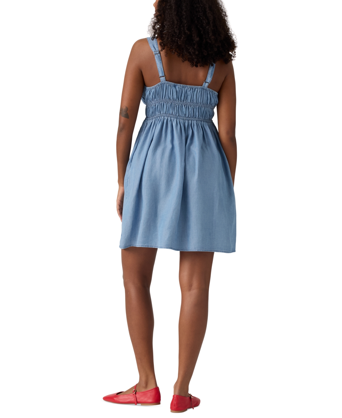 LEVI'S WOMEN'S AMBREY COTTON DRESS 