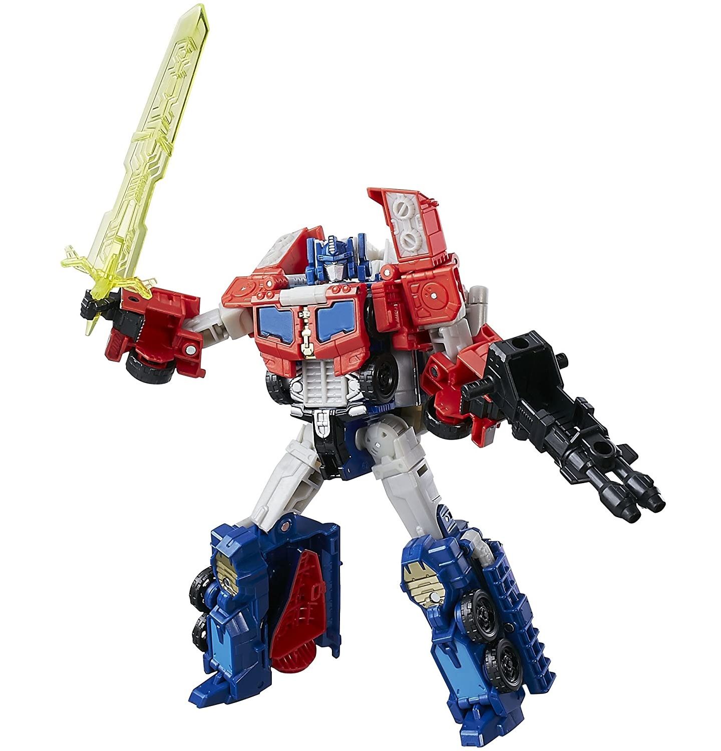 Детские фигурки Transformers Optimus Prime 7" Voyager Class Triple Changer 2-Piece, от 8 лет — фото 1