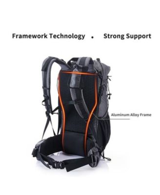 60L+5L Hiking Backpack – Waterproof, Lightweight Mountain Bag with Rain Cover & Shoe Compartment for Camping & Travel