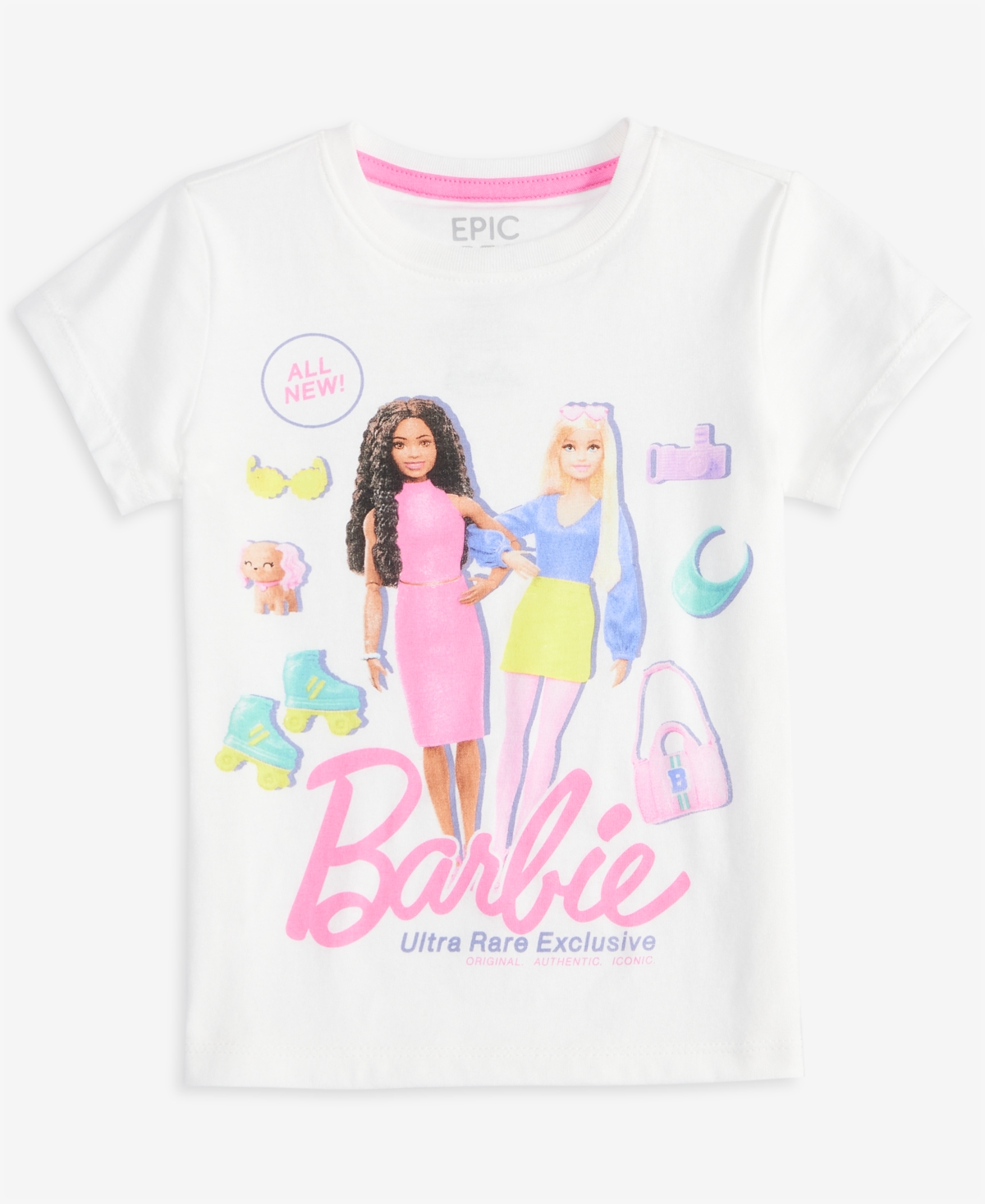 Epic Threads Toddler Girls Barbie Short-sleeve Tee, Exclusively At Macy's In White