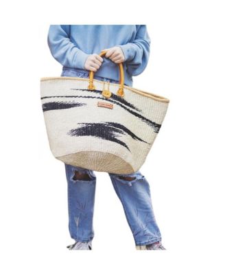 Balance Peace Handmade Sisal Straw Basket Tote Bag